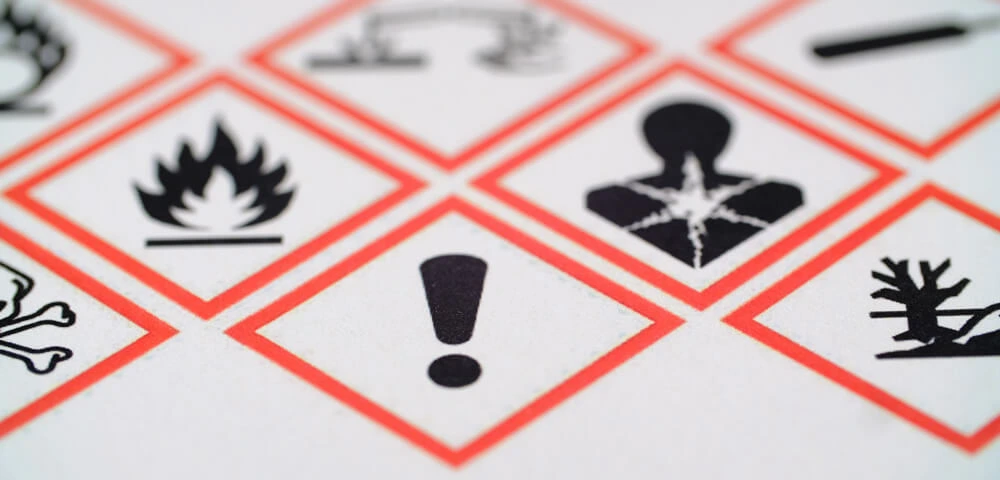 hazardous RCRA hazard waste icons