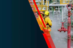 PFAS Foam Waste with firefighters